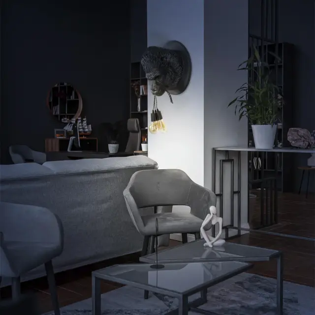 Бра Loft IT 10178 Black GORILLA — черный, ракурс 7