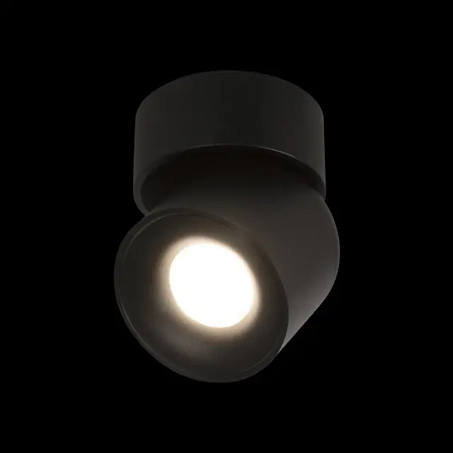 Точечный светильник Loft IT 10180 Black 3000K TICTAC — черный, ракурс 2
