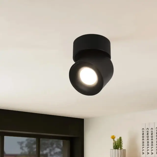 Точечный светильник Loft IT 10180 Black 3000K TICTAC — черный, ракурс 6