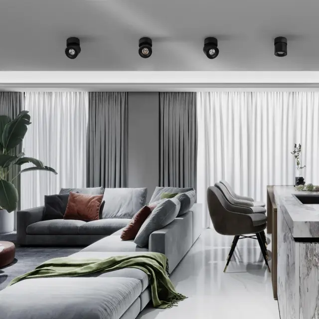 Точечный светильник Loft IT 10180 White 3000K TICTAC — белый, ракурс 7