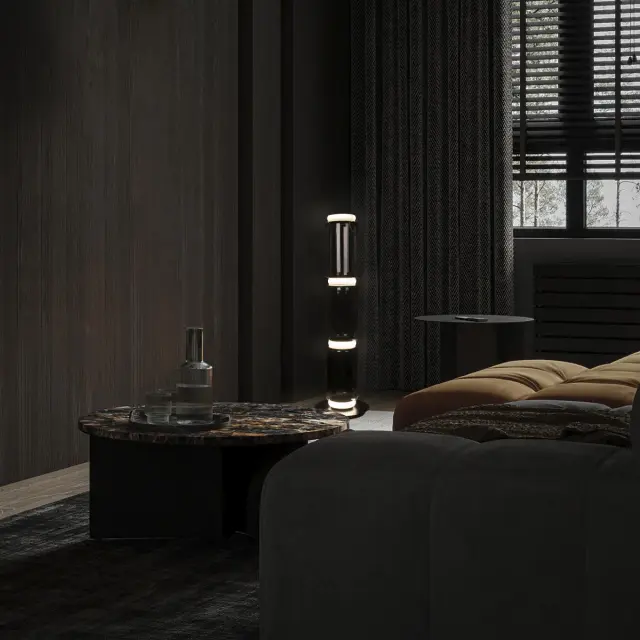 Торшер Loft IT 10192F/L NOCTAMBULE — черный, ракурс 5