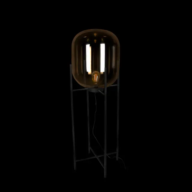 Торшер Loft IT 10195F/1400 Amber ODA — черный, ракурс 2