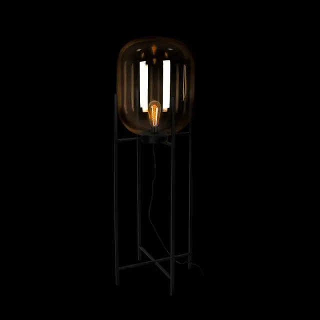Торшер Loft IT 10195F/1400 Amber ODA — черный, ракурс 4