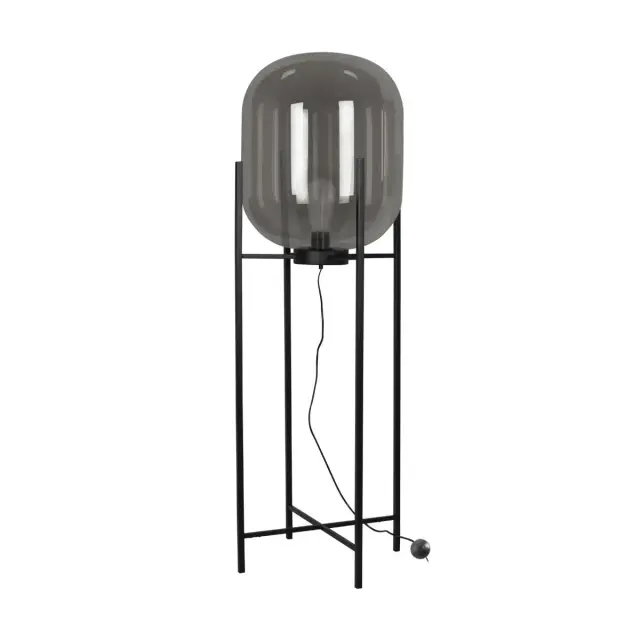 Торшер Loft IT 10195F/1400 Smoke ODA — черный, ракурс 3