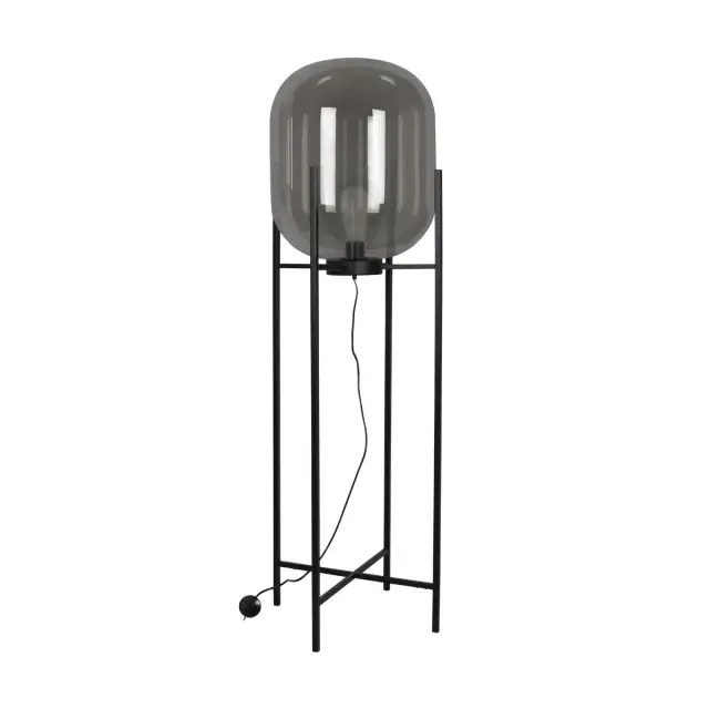 Торшер Loft IT 10195F/1600 Smoke ODA — черный, ракурс 3