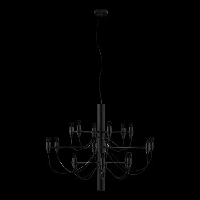 Люстра Loft IT 10196/650 Black GINO — черный, ракурс 2