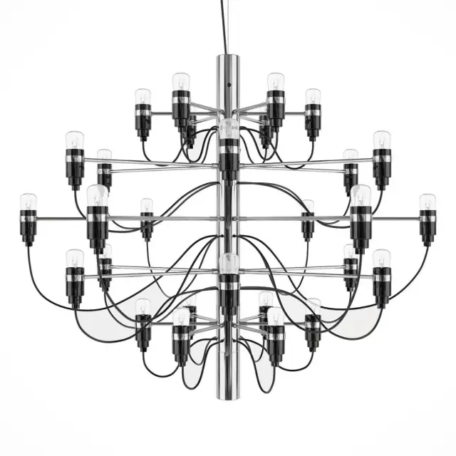 Люстра Loft IT 10196/800 Chrome GINO — черный, ракурс 3