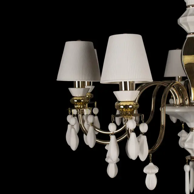 Люстра Loft IT 10203/10 White GRACE — золотой, ракурс 5