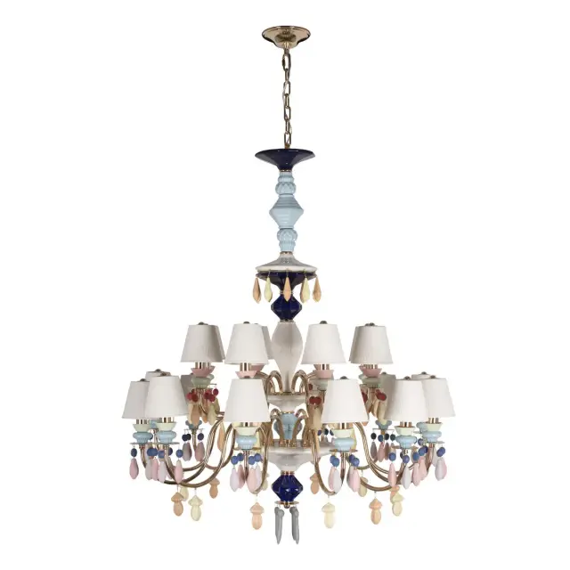 Люстра Loft IT 10203/12+8 Mult GRACE — цветной, ракурс 3