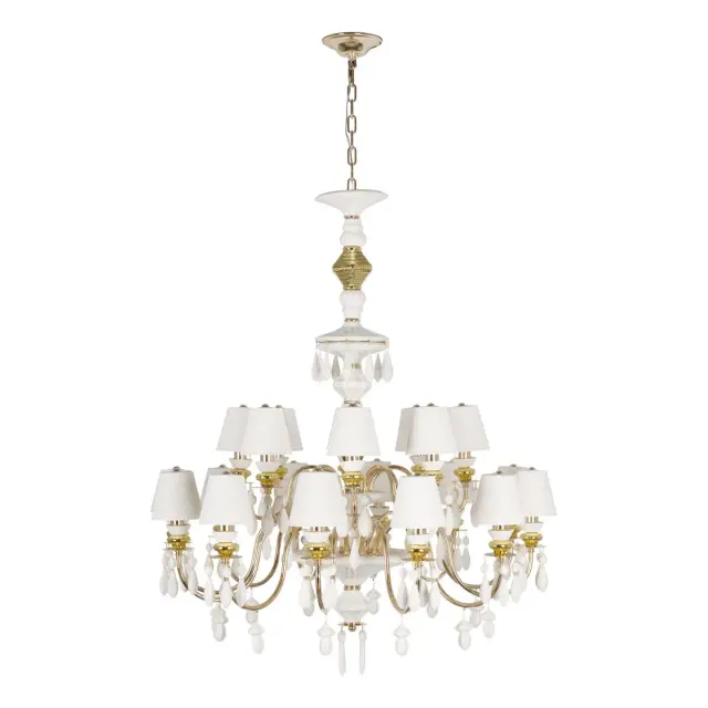 Люстра Loft IT 10203/12+8 White GRACE — золотой, ракурс 3