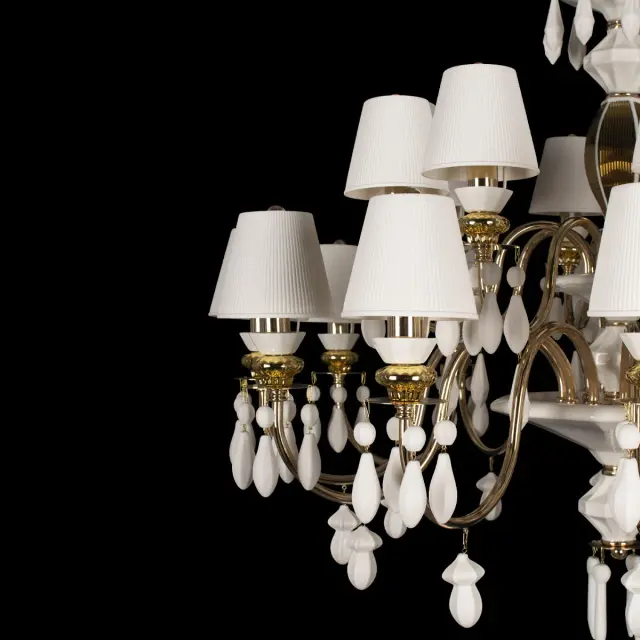 Люстра Loft IT 10203/12+8 White GRACE — золотой, ракурс 5