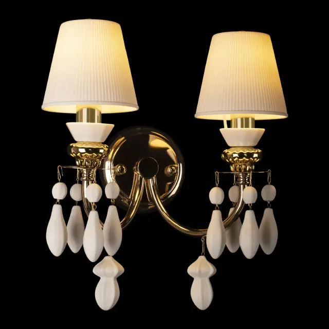 Бра Loft IT 10203/2W White GRACE — золотой, ракурс 4