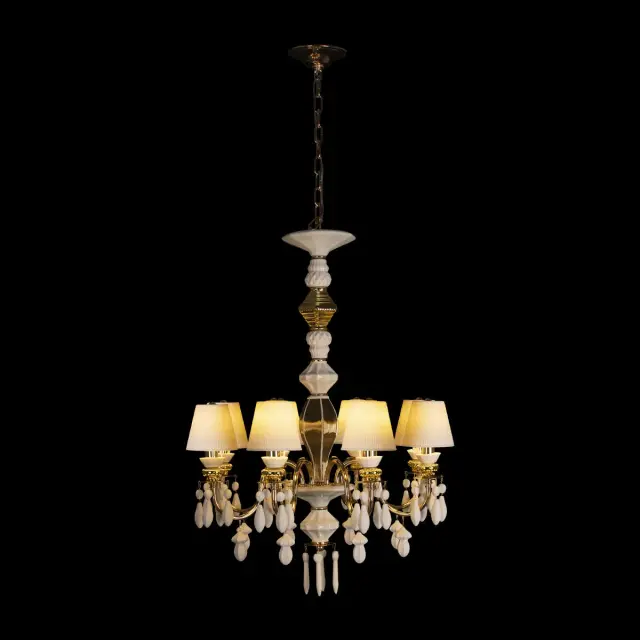 Люстра Loft IT 10203/8 White GRACE — золотой, ракурс 4