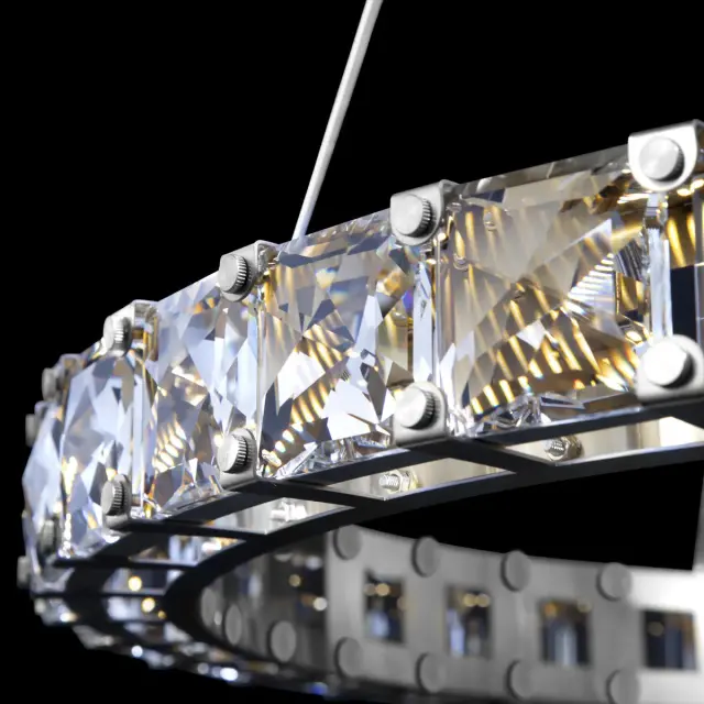 Светильник Loft IT 10204/1000 Chrome TIFFANY — хром, ракурс 4