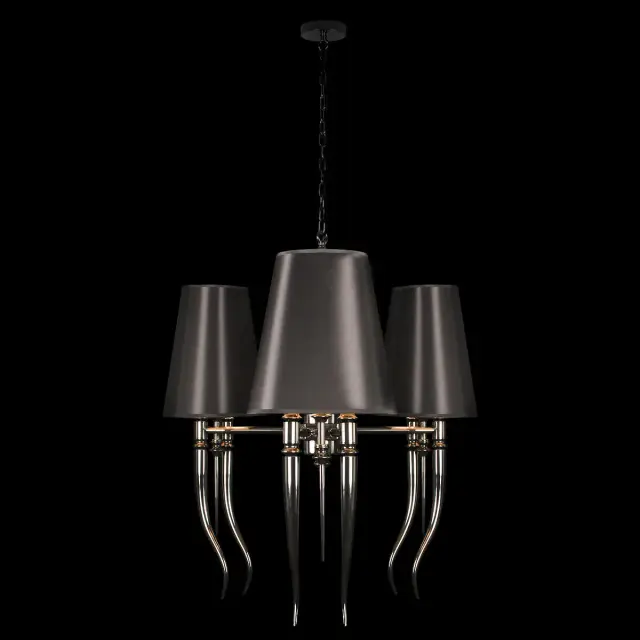Люстра Loft IT 10207/6 Black BRUNILDE — черный, ракурс 2