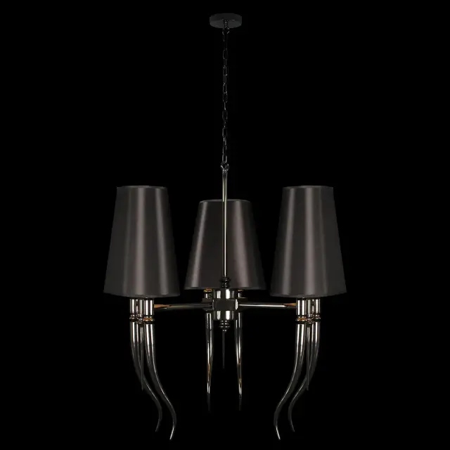 Люстра Loft IT 10207/6 Black BRUNILDE — черный, ракурс 3