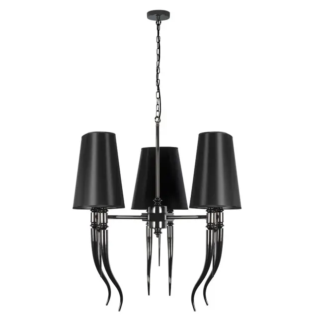 Люстра Loft IT 10207/6 Black BRUNILDE — черный, ракурс 4