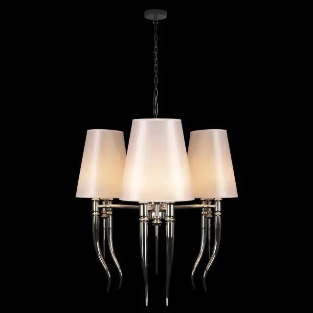 Люстра Loft IT 10207/6 Chrome BRUNILDE — хром, ракурс 2