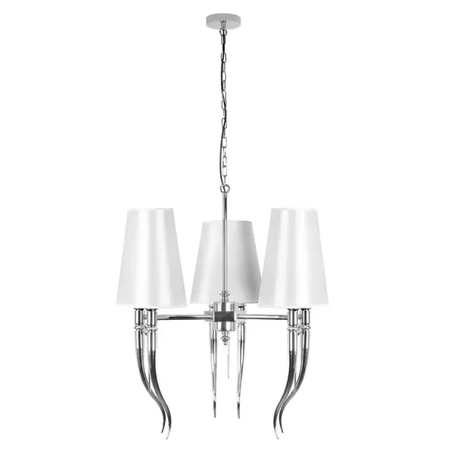 Люстра Loft IT 10207/6 Chrome BRUNILDE — хром, ракурс 3