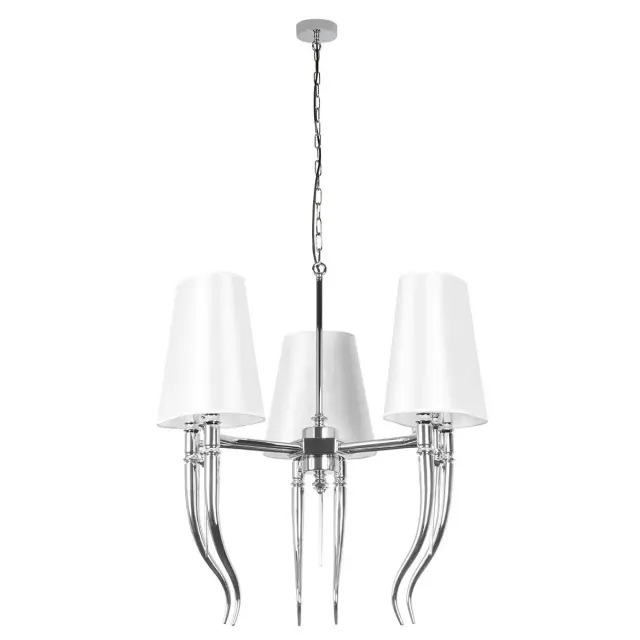 Люстра Loft IT 10207/6 Chrome BRUNILDE — хром, ракурс 5