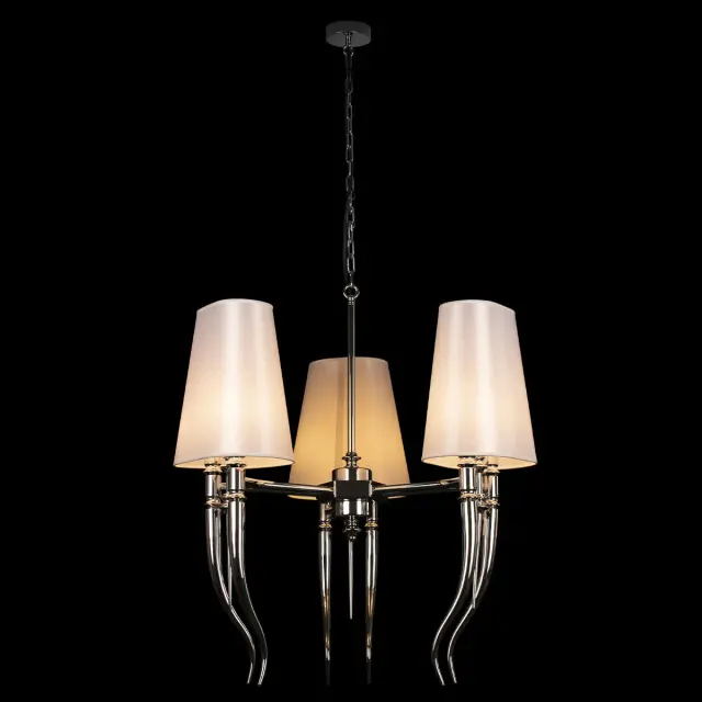 Люстра Loft IT 10207/6 Chrome BRUNILDE — хром, ракурс 6
