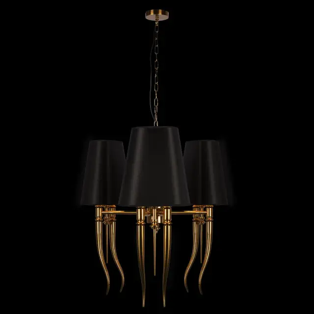 Люстра Loft IT 10207/6 Gold BRUNILDE — золотой, ракурс 2