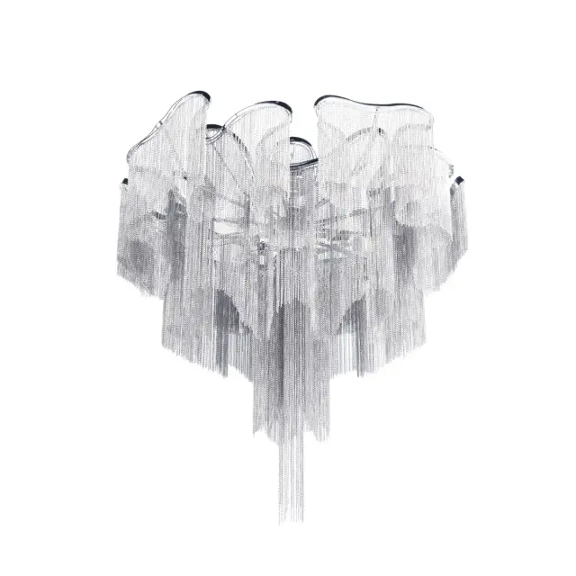Люстра Loft IT 10208/1000C Smoke STREAM — хром, ракурс 3
