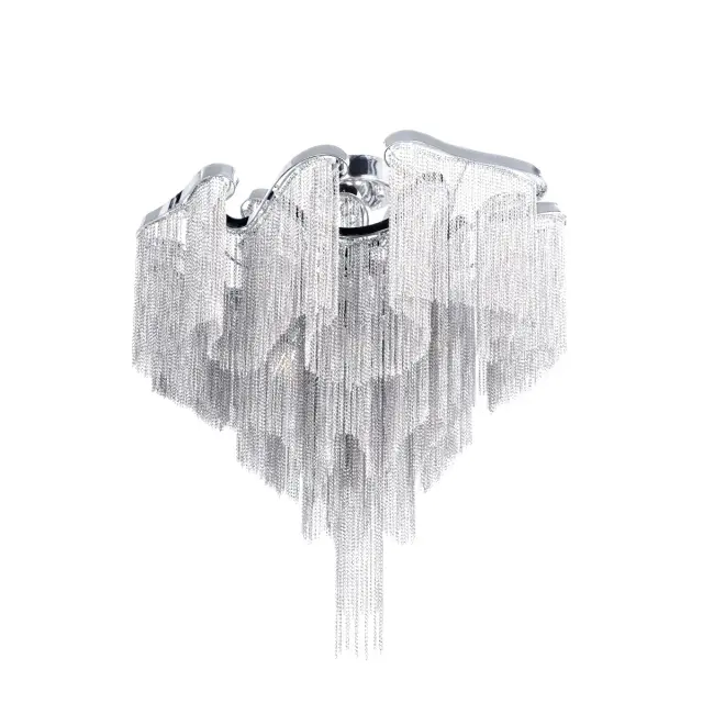 Люстра Loft IT 10208/600C Smoke STREAM — хром, ракурс 3