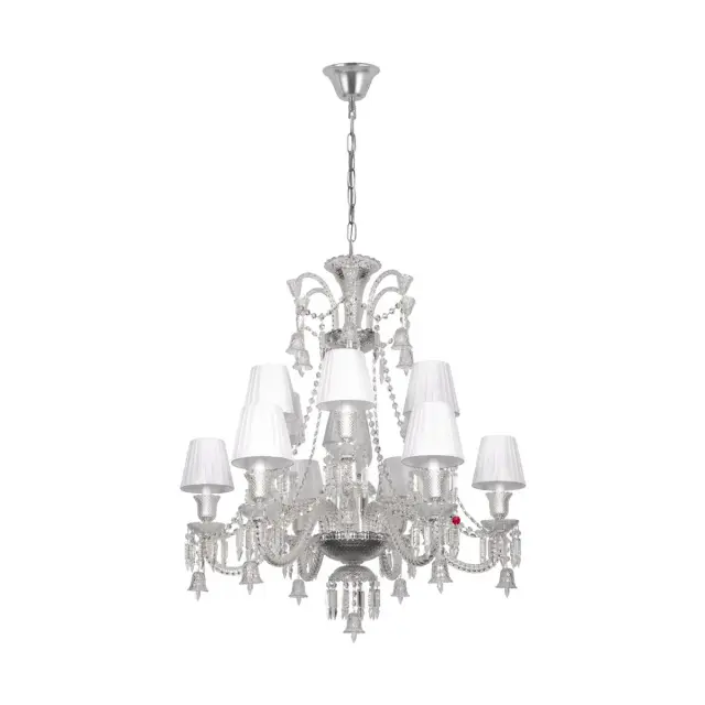 Люстра Loft IT 10210/12 White ZENITH — хром, ракурс 3