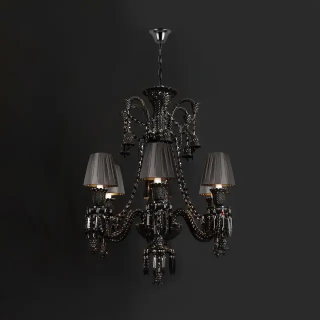 Люстра Loft IT 10210/6 Black ZENITH — черный, ракурс 2