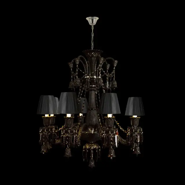 Люстра Loft IT 10210/8 Black ZENITH — черный, ракурс 2
