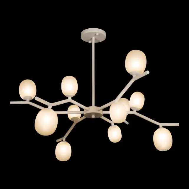 Люстра Loft IT 10212/12 White SAKURA — белый, ракурс 2