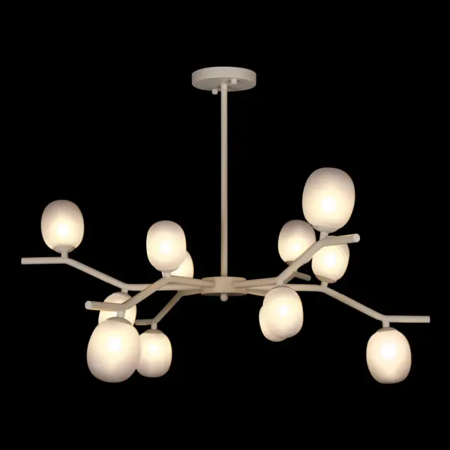 Люстра Loft IT 10212/12 White SAKURA — белый, ракурс 4