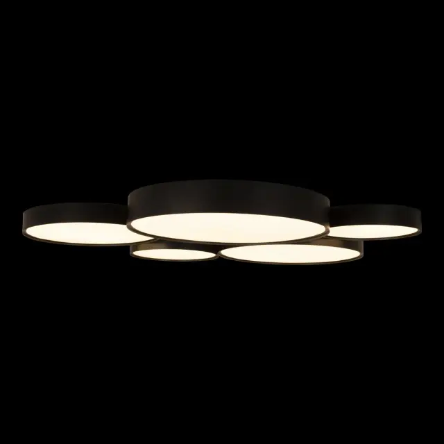 Светильник Loft IT 10218 Black DRUM — черный, ракурс 2