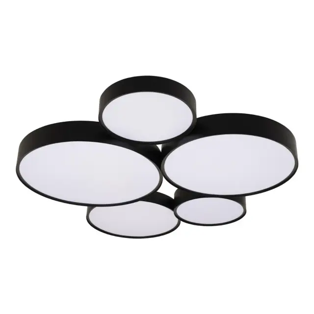 Светильник Loft IT 10218 Black DRUM — черный, ракурс 3