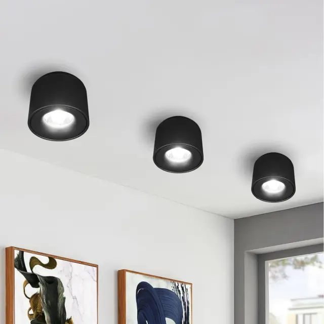 Точечный светильник Loft IT 10219 Black 4000K TICTAC — черный, ракурс 5