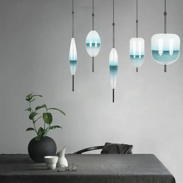 Светильник Loft IT 10223/D Blue VENICE — черный, ракурс 5