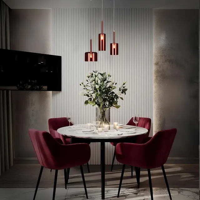 Светильник Loft IT 10232/C Red SPILLRAY — хром, ракурс 5