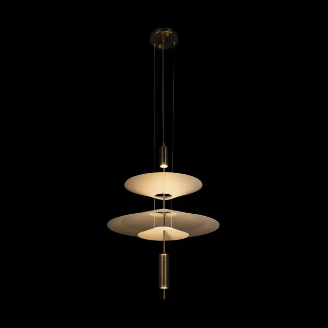 Светильник Loft IT 10244/B Brass SKYLAR — латунь, ракурс 4