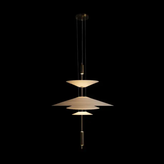 Светильник Loft IT 10244/C Brass SKYLAR — латунь, ракурс 2