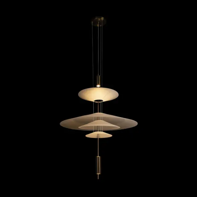 Светильник Loft IT 10244/C Brass SKYLAR — латунь, ракурс 4