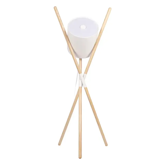 Торшер Loft IT 10245F White BOBBIN — бежевый, ракурс 3
