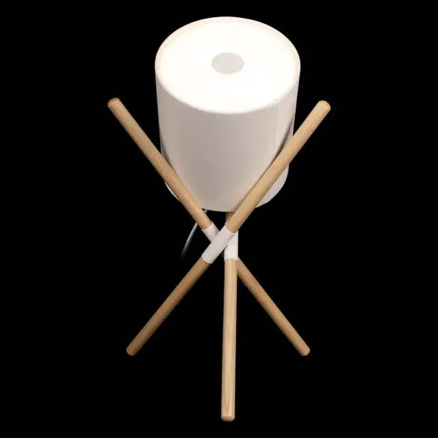 Настольная лампа Loft IT 10245T White BOBBIN — бежевый, ракурс 4