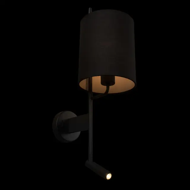 Бра Loft IT 10253W/B Black RITZ — черный, ракурс 4