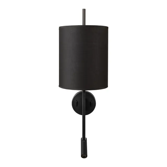 Бра Loft IT 10253W/B Black RITZ — черный, ракурс 7