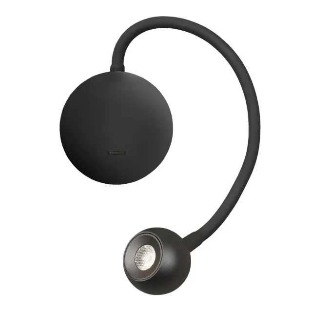 Бра Loft IT 10254 Black POINT — черный, ракурс 5