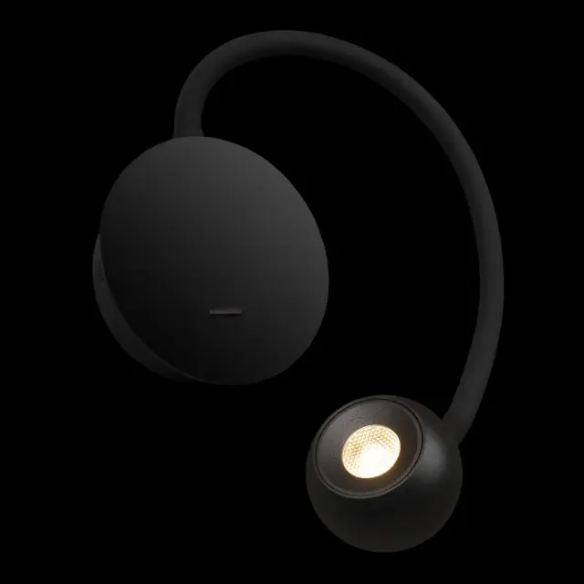 Бра Loft IT 10254 Black POINT — черный, ракурс 8