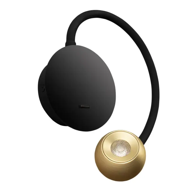Бра Loft IT 10254 Brass POINT — черный, ракурс 7