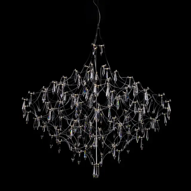 Люстра Loft IT 10259/1000 Silver Asfour MIRA — серебряный