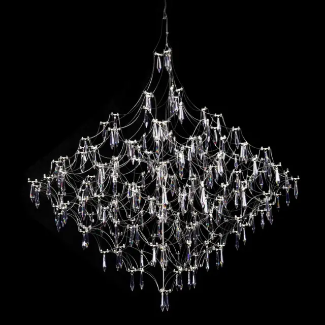 Люстра Loft IT 10259/1200 Silver Asfour MIRA — серебряный
